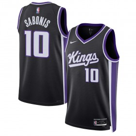 Camiseta Hombre Sacramento Kings Domantas Sabonis 2023-24 Nike Icon Edition Negro Swingman